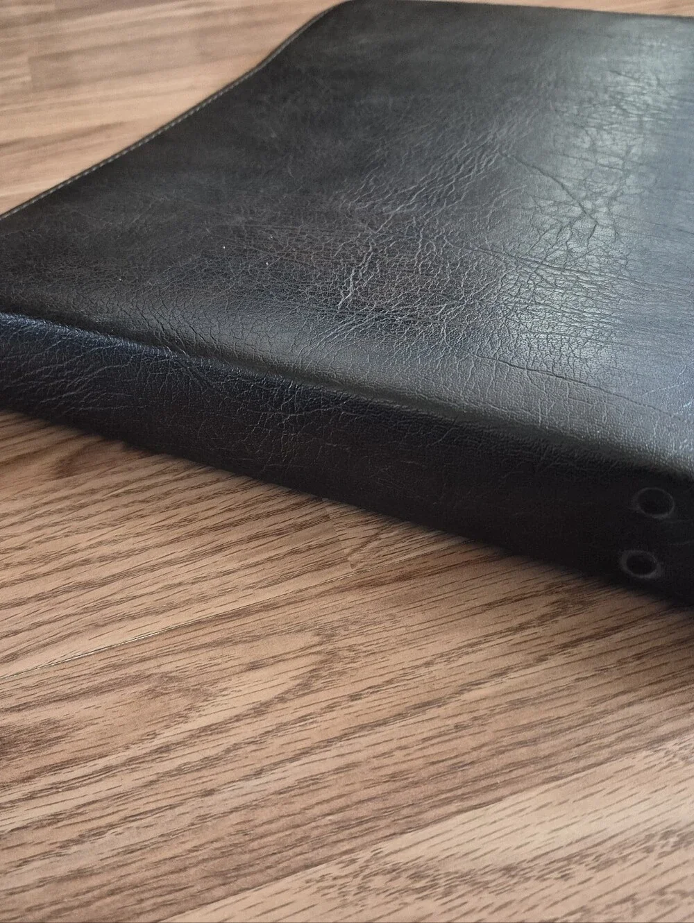 Dark Brown Zippered Ring Binder